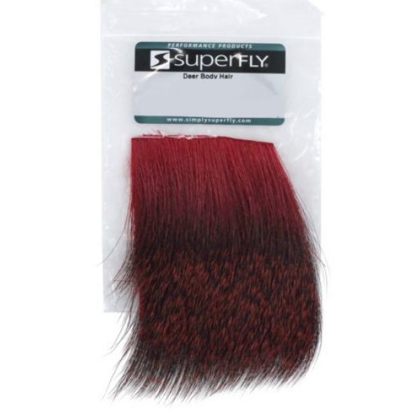 Superfly DH-04 Deer Body Hair - Red