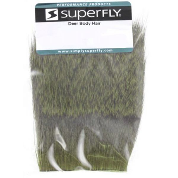 Superfly DH-08 Deer Body Hair - Olive