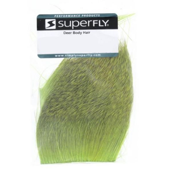 Superfly DH-18 Deer Body Hair - Chartreuse