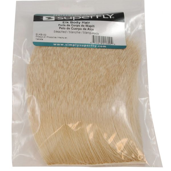 Superfly Elk Body Hair - Bleached