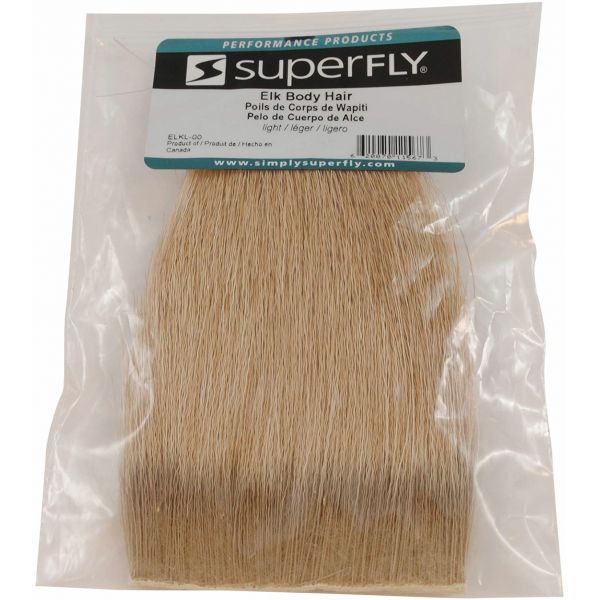 Superfly Elk Body Hair - Light