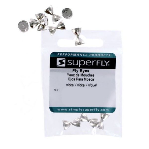 Superfly Fly Eyes - Nickel - Large (1/4 in.)