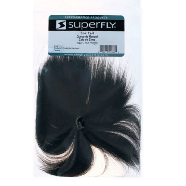 Superfly Fox Tail Medallion - Black