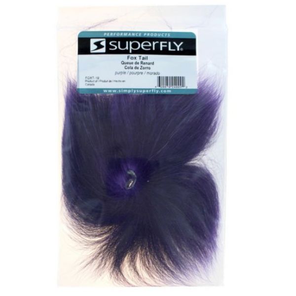 Superfly Fox Tail Medallion - Purple