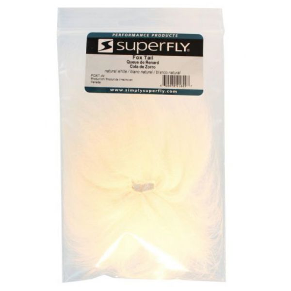 Superfly Fox Tail Medallion - White