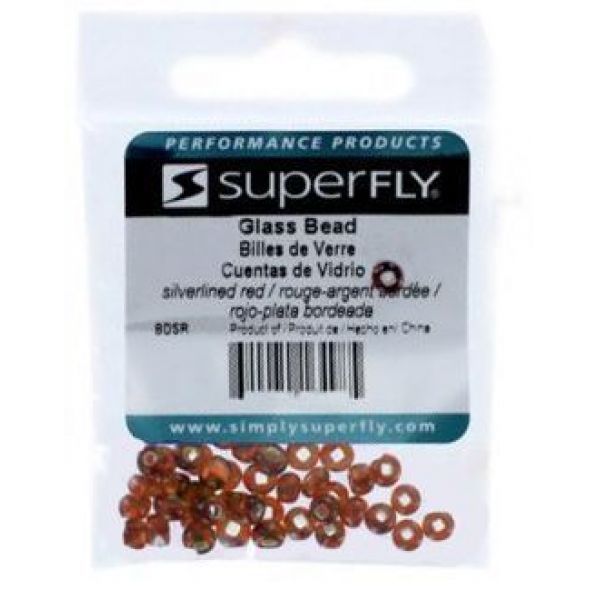 Superfly Silverlined Glass Beads - Orange