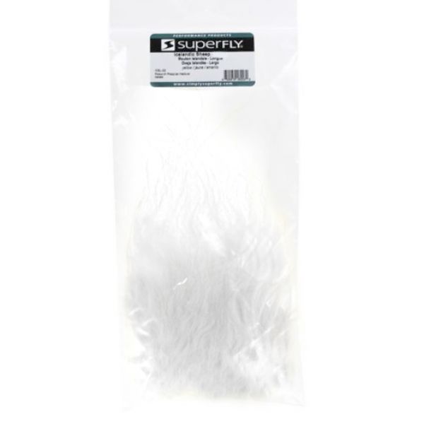 Superfly Icelandic Sheep Body Hair - Natural White