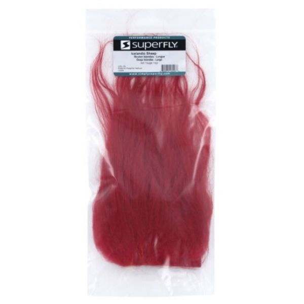 Superfly Icelandic Sheep Body Hair - Red