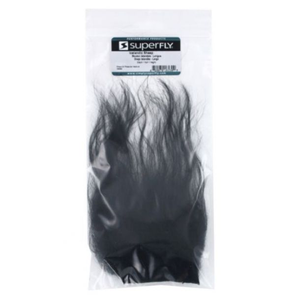 Superfly Icelandic Sheep Body Hair - Black