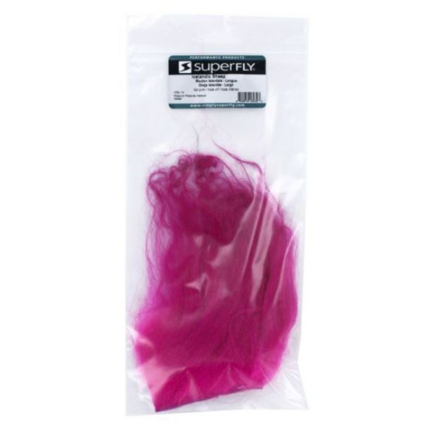 Superfly Icelandic Sheep Body Hair - Hot Pink