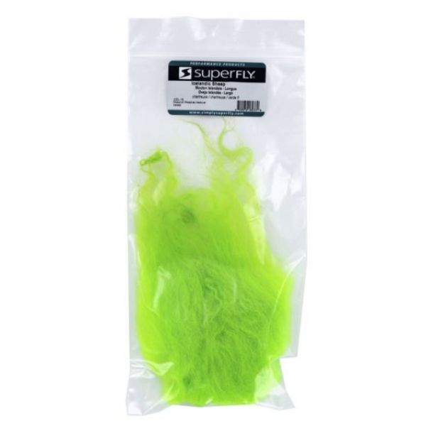 Superfly Icelandic Sheep Body Hair - Chartreuse