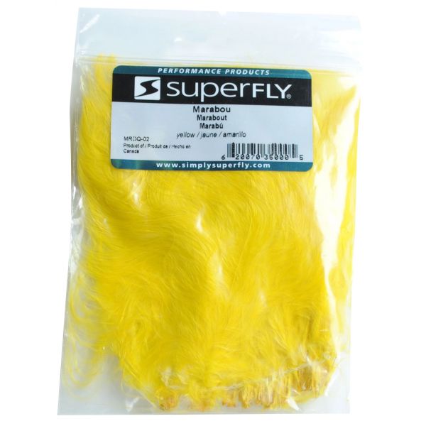 Superfly MRDQ-02 Strung Marabou - Yellow