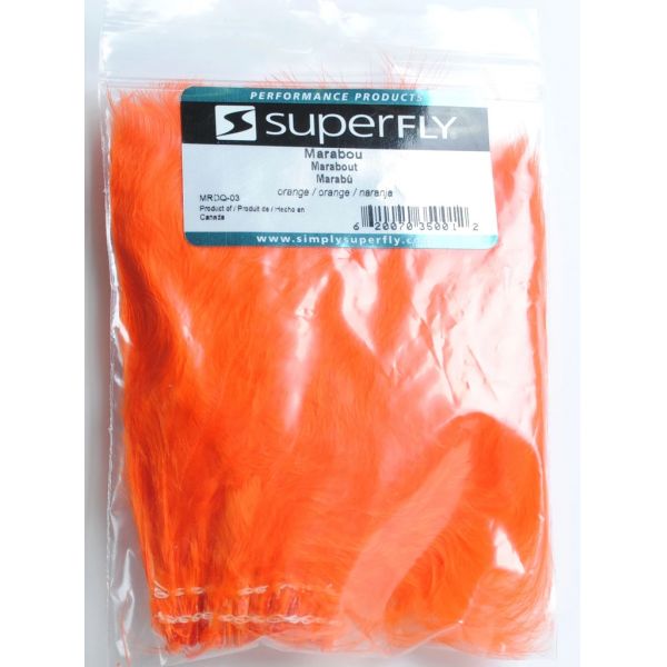 Superfly MRDQ-03 Strung Marabou - Orange