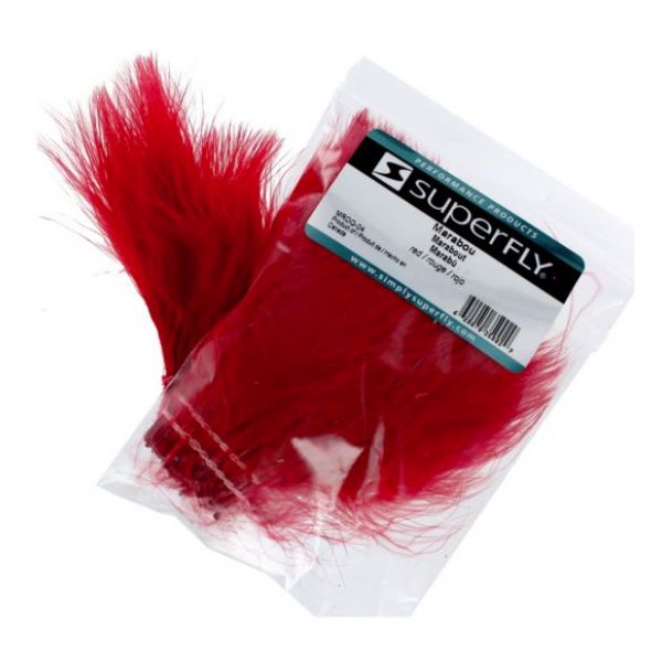 Superfly MRDQ-04 Strung Marabou - Red