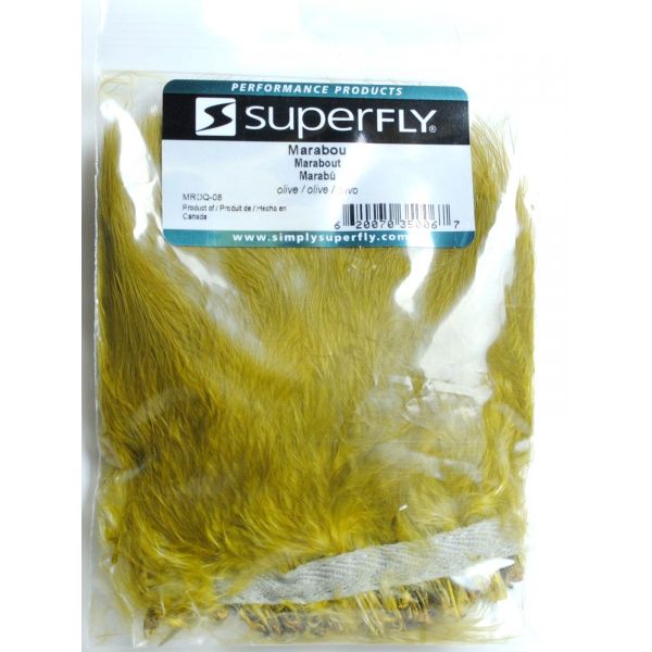 Superfly MRDQ-08 Strung Marabou - Olive