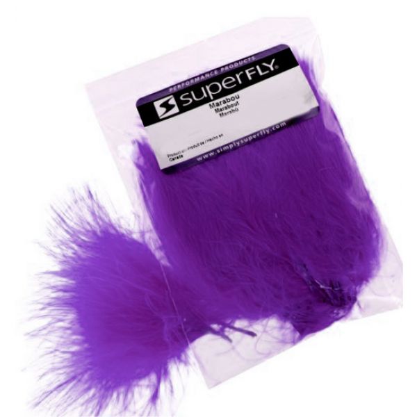 Superfly MRDQ-19 Strung Marabou - Purple