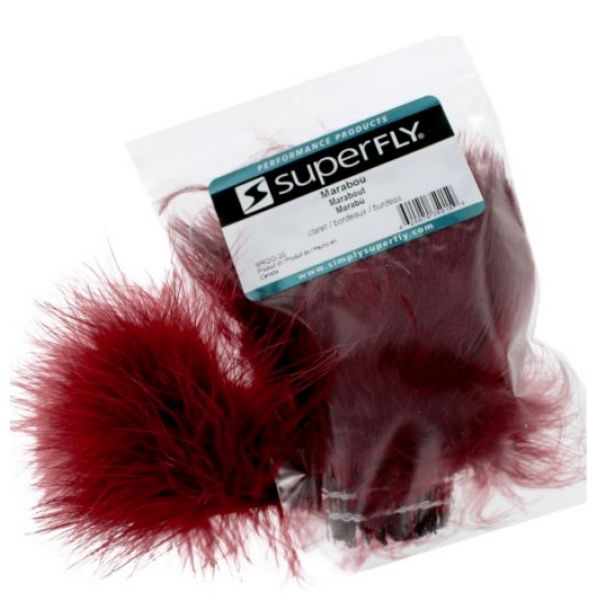 Superfly MRDQ-20 Strung Marabou - Claret