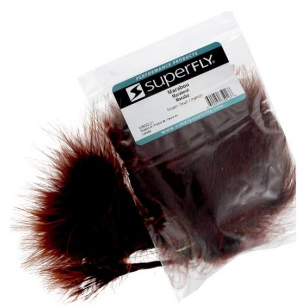 Superfly MRDQ-21 Strung Marabou - Brown