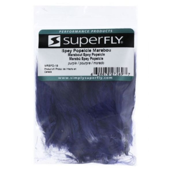 Superfly Spey Popsicle Marabou - Purple