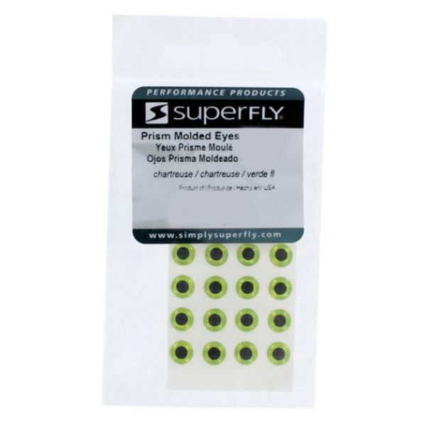 Superfly Prism Molded Eyes - Large - Chartreuse