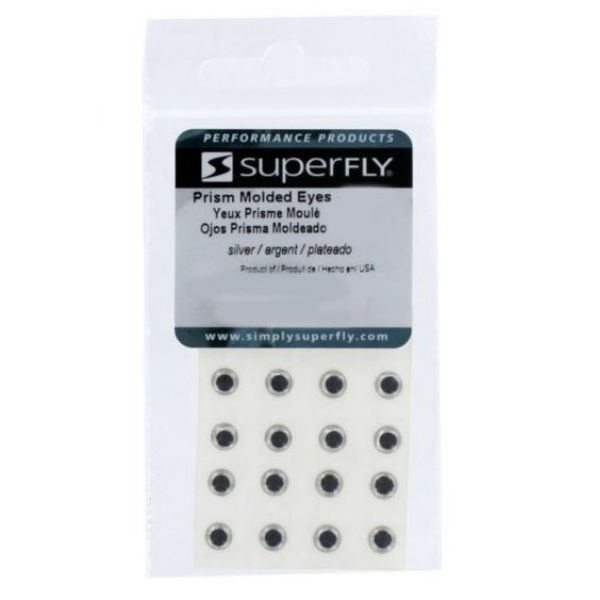 Superfly Prism Molded Eyes - Medium - Silver