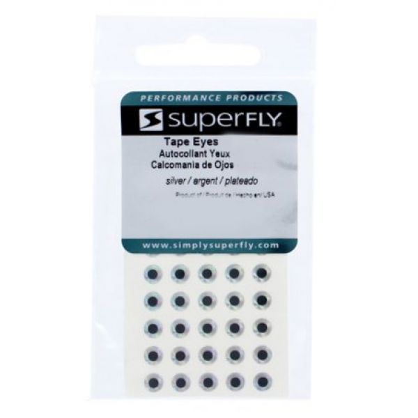 Superfly Tape Eyes - Large - Silver