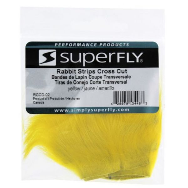 Superfly Cross Cut Rabbit Strips - Yellow