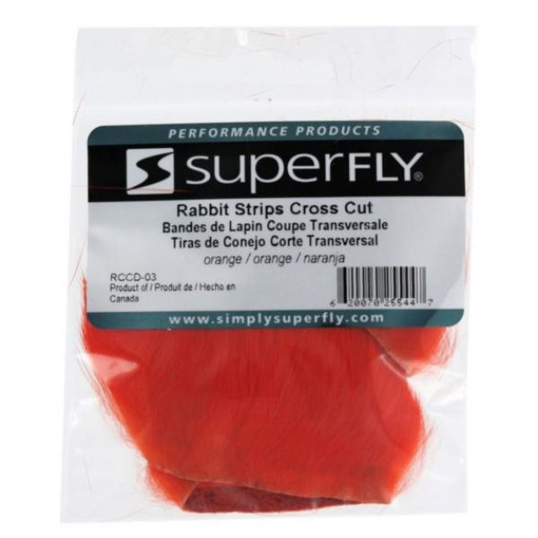 Superfly Cross Cut Rabbit Strips - Orange