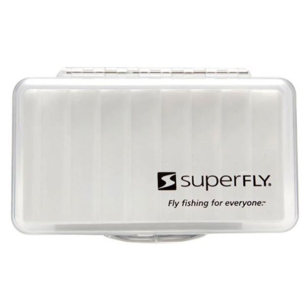 Superfly Clear Ripple Fly Box - Medium