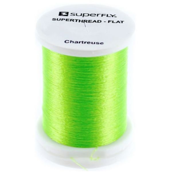 Superfly Superthread Flat - 3/0 - Chartreuse