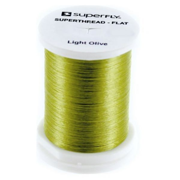 Superfly Superthread Flat - 3/0 - Light Olive