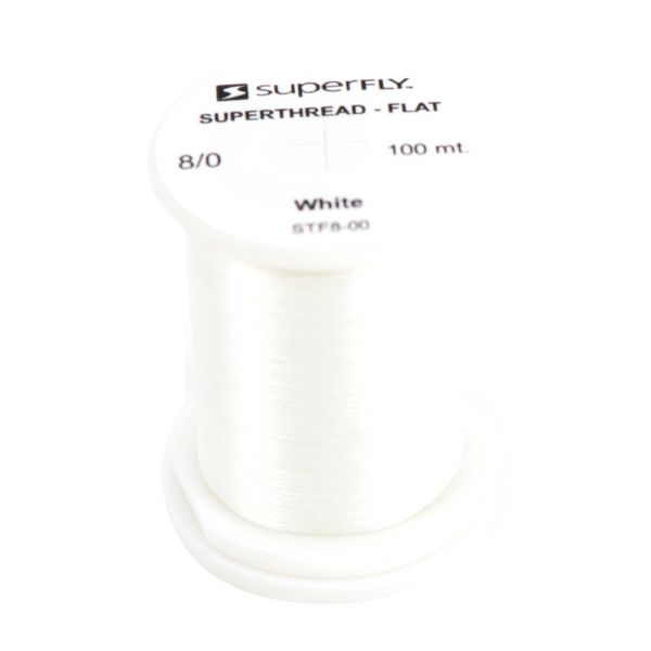 Superfly STF8-00 Superthread Flat 8/0 - White