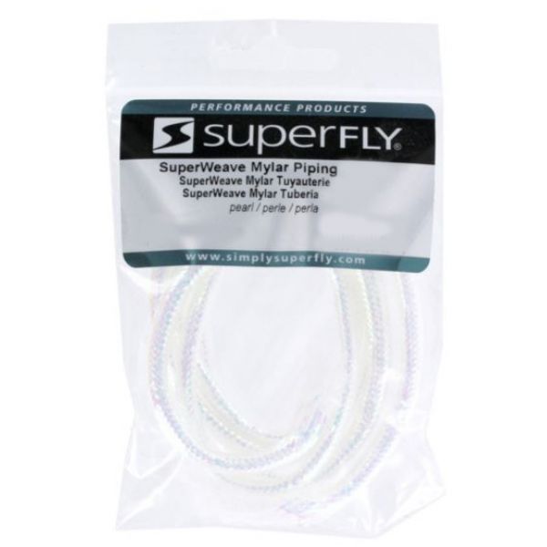 Superfly SuperWeave Mylar Piping - Pearl