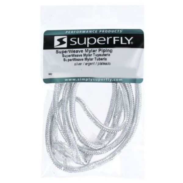 Superfly SuperWeave Mylar Piping - Silver