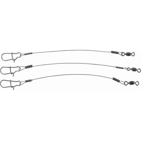 Tackle Crafters Steel Leader 6 in. - 3 pack