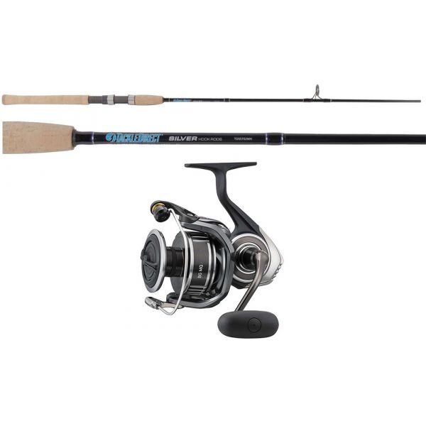 TackleDirect BGMQ3000D-XH/TDSS702MH Silver Hook Spinning Combo