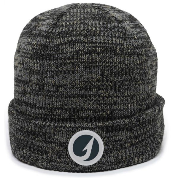 TackleDirect Cuffed Beanie with TD Logo Patch - Black