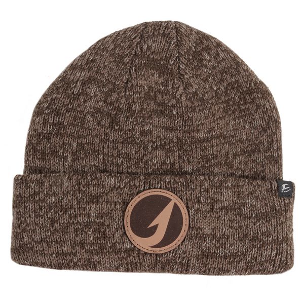 TackleDirect Cuffed Beanie with TD Logo Patch - Brown