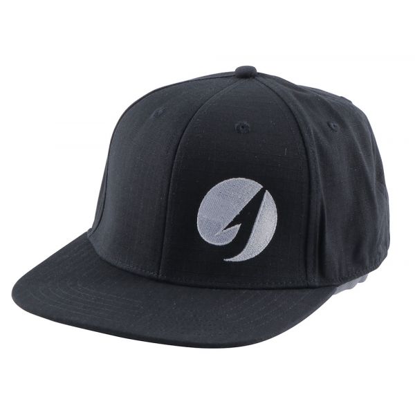 TackleDirect Flat Bill Hat with Hook Logo - Black