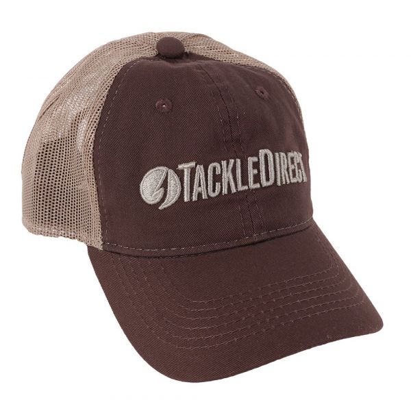 TackleDirect Logo Trucker Cap - Brown/Khaki