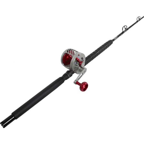 Siegler OS Red / TackleDirect Platinum Hook White Marlin Combo