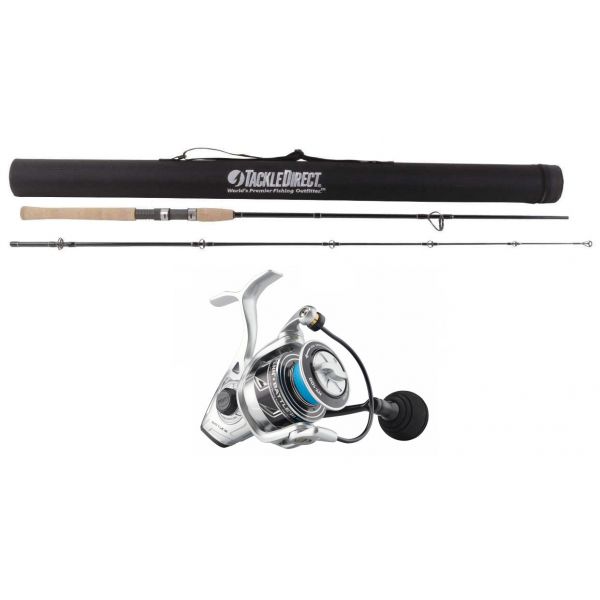 TackleDirect Silver Hook 2-Piece Inshore Spinning Combos