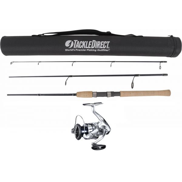 TackleDirect Silver Hook/Shimano ST4000XGFL Stradic FL Travel Combo