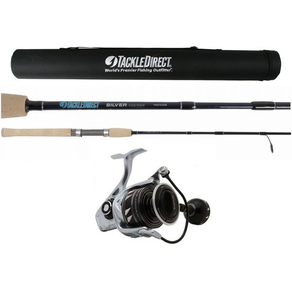 TackleDirect SLAIV2500DX/TDSSTS703M Silver Hook Spinning Combo