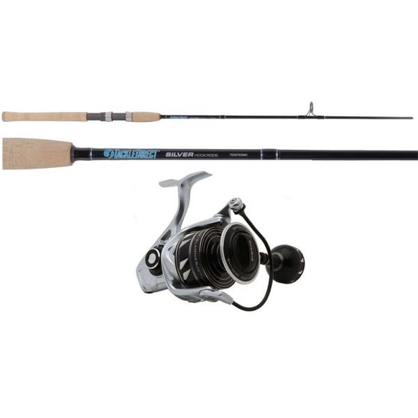 TackleDirect SLAIV3500DX/TDSS702MH Silver Hook Spinning Combo