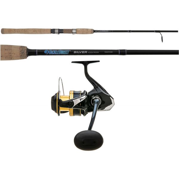 TackleDirect SPSW5000XGA/TDSS701MH Silver Hook Spinning Combo