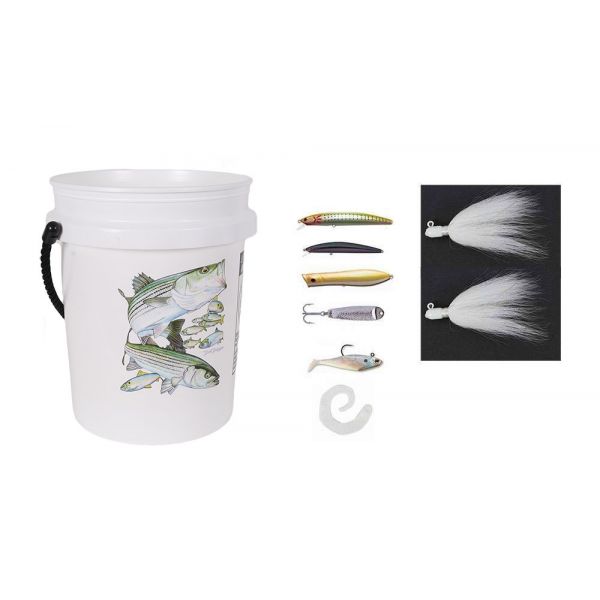 TackleDirect Striped Bass Casting Bucket Kit