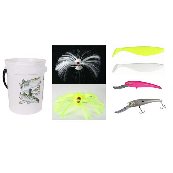 TackleDirect Striped Bass Trolling Bucket Kit