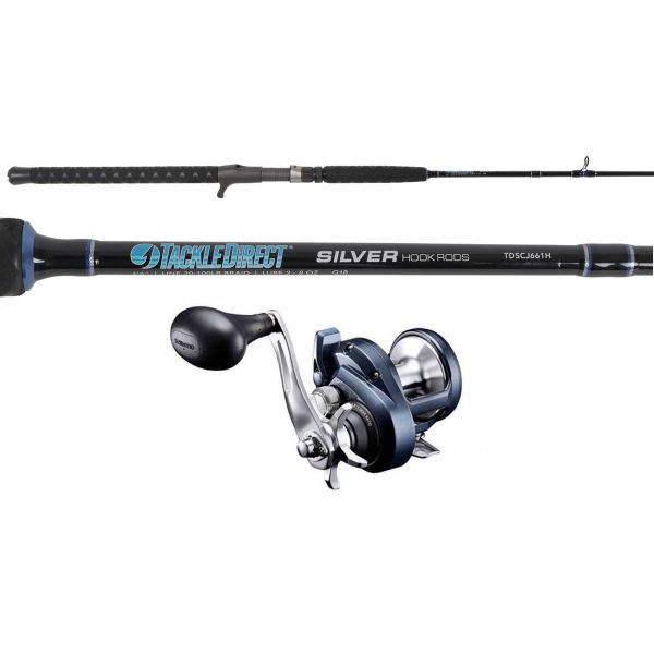 TackleDirect TDSCJ661MH Silver Hook/Shimano TOR14HGA Torium Combo