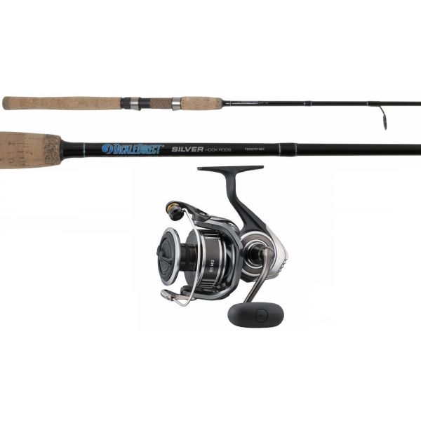 TackleDirect Silver Hook/Daiwa BGMQ4000D-XH BG MQ Spinning Combo